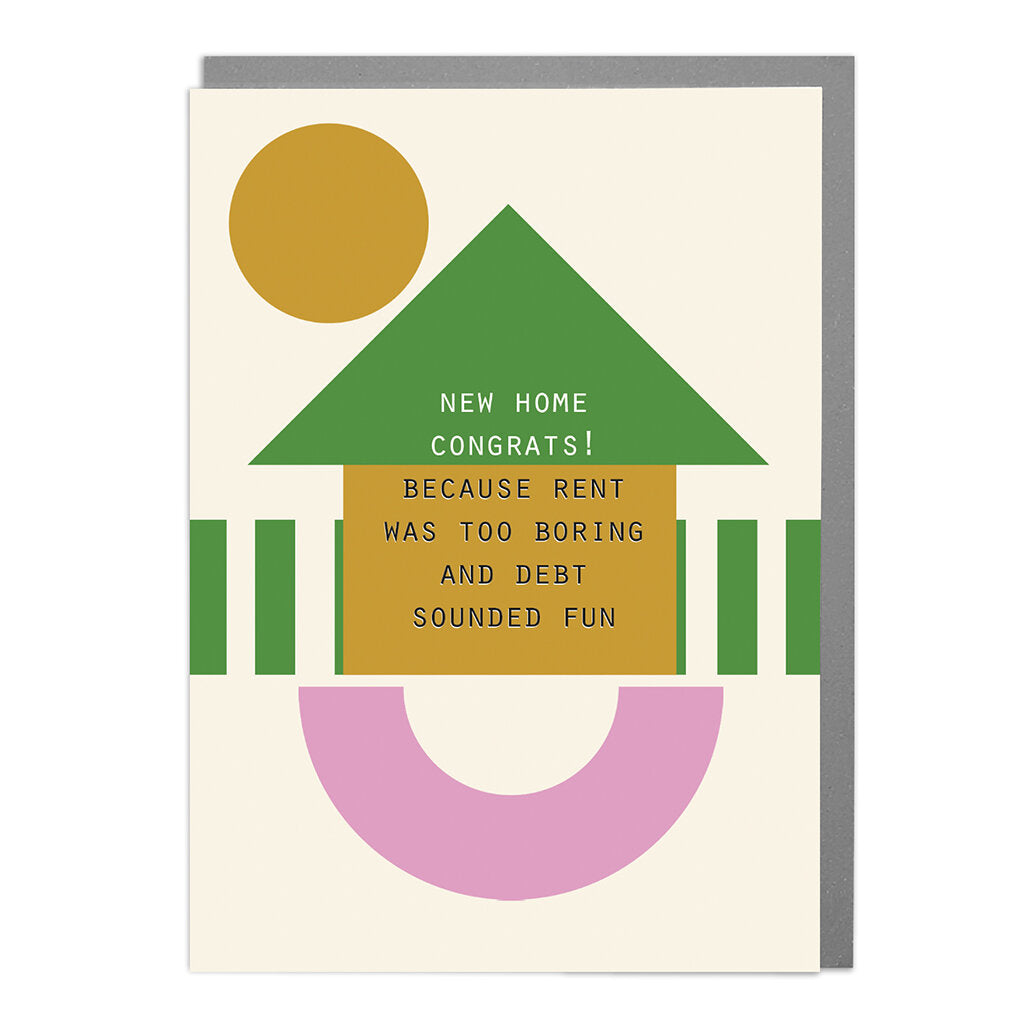 New Home Humour Greetings Card