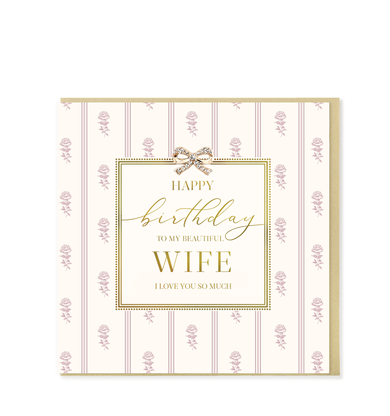 Wife Birthday Greetings Card