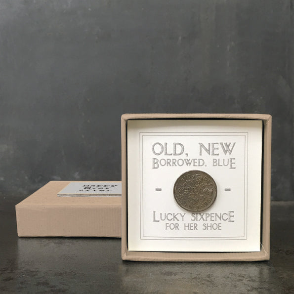 Something Borrowed Lucky Sixpence Boxed