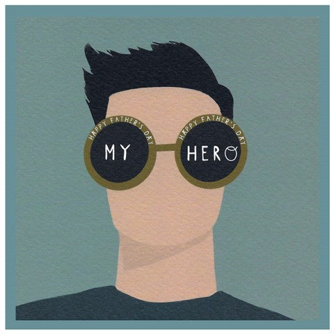 My Hero Father’s Day Greetings Card
