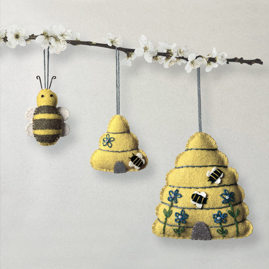 Embroidered Hanging Bee