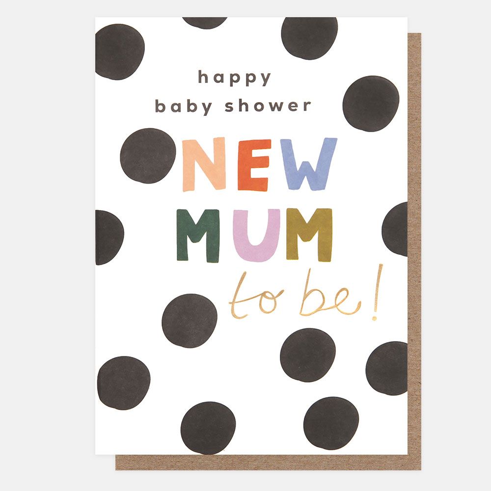 Happy Baby Shower New Mum To Be Greetings Card