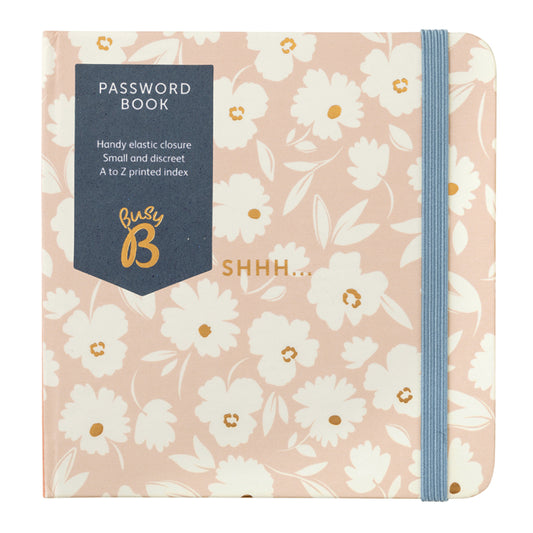 Mini Password Book Ditsy Pink