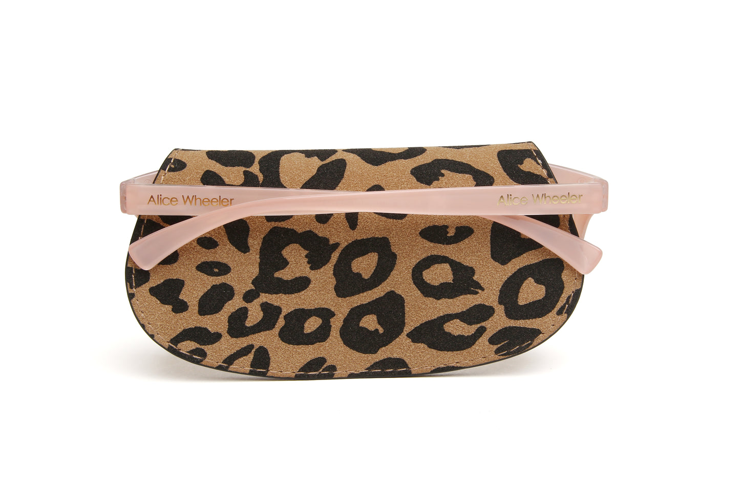 Alice Wheeler Leopard Glasses Case
