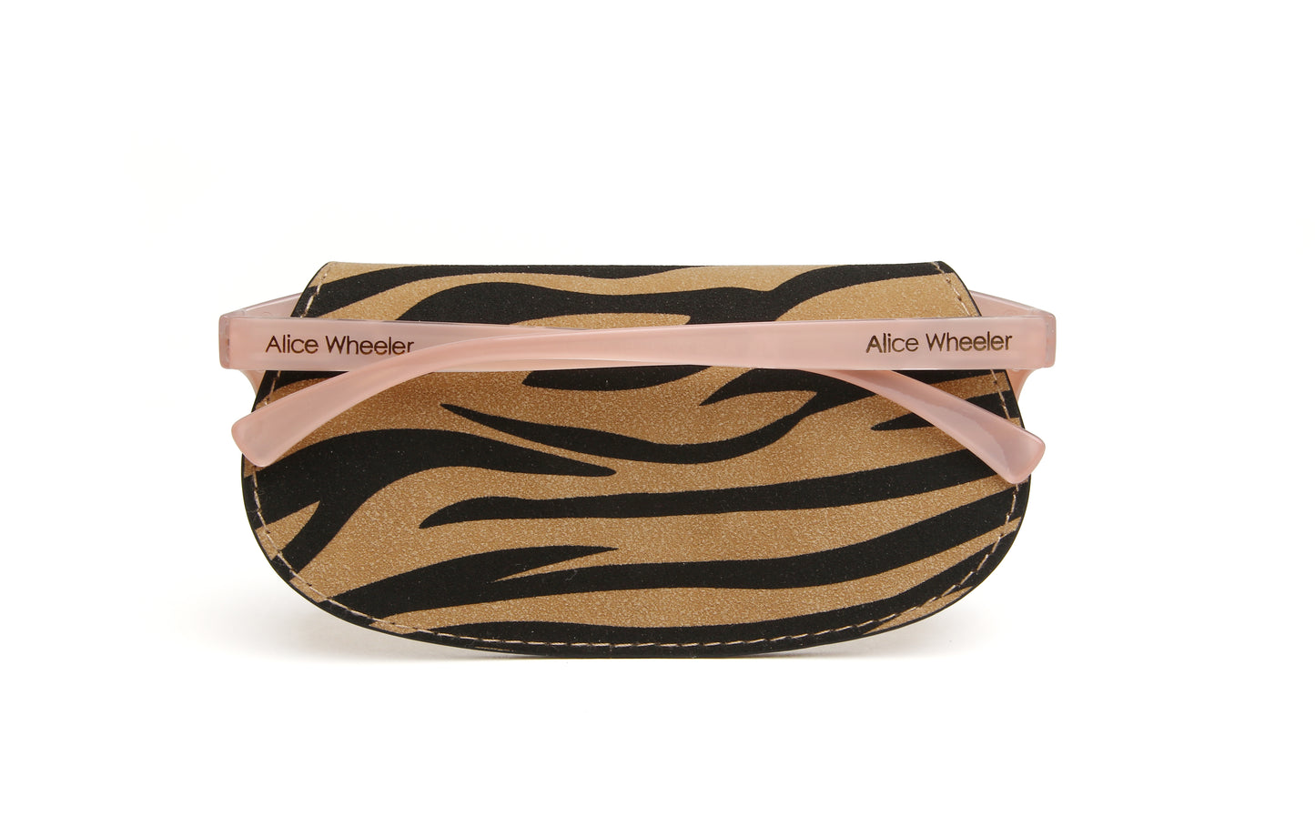 Alice Wheeler Zebra Glasses Case