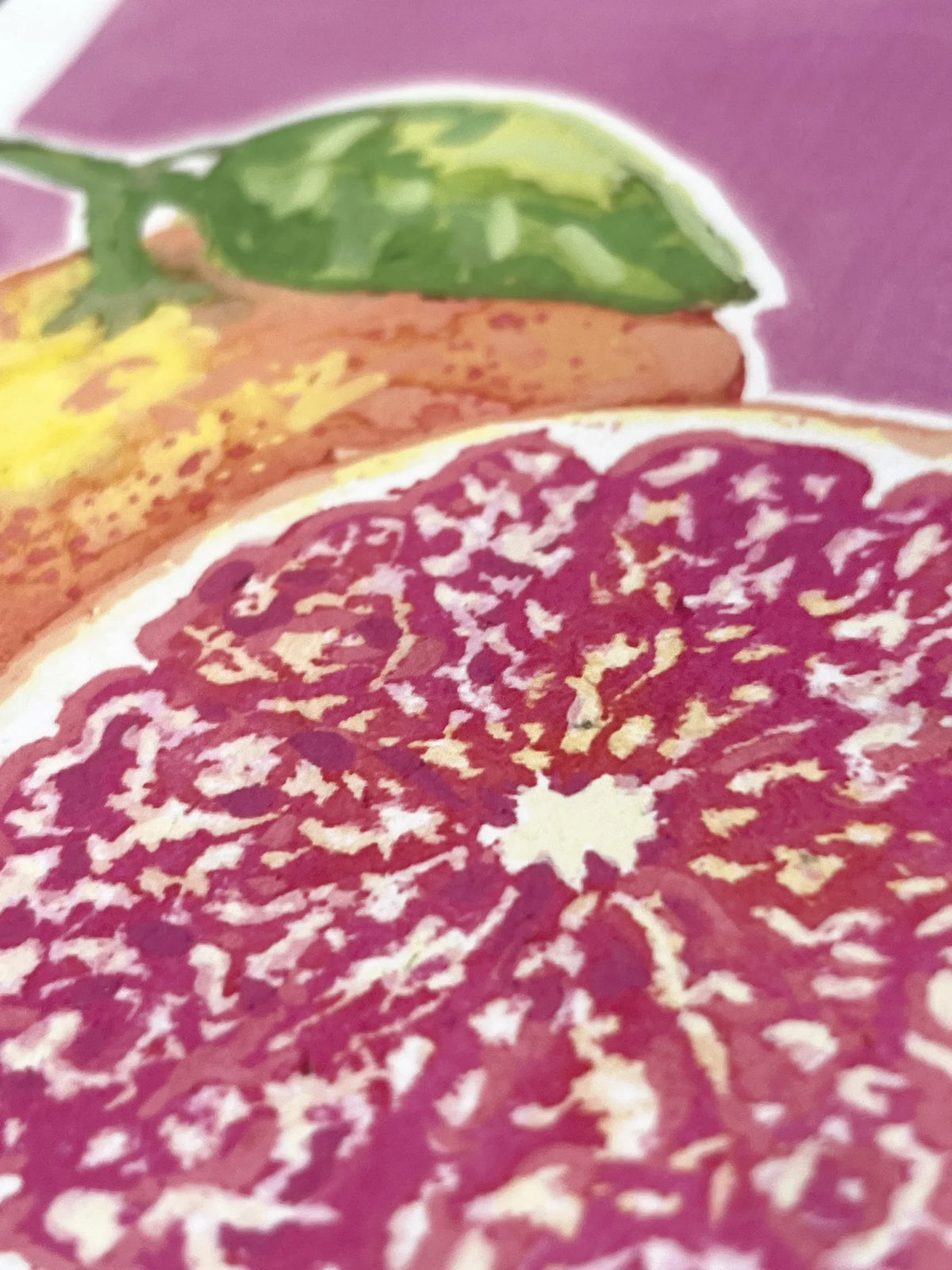 Grapefruit A5 Art Print