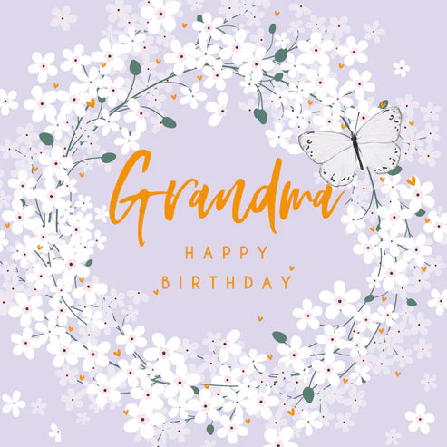 Grandma Wreath Birthday Card