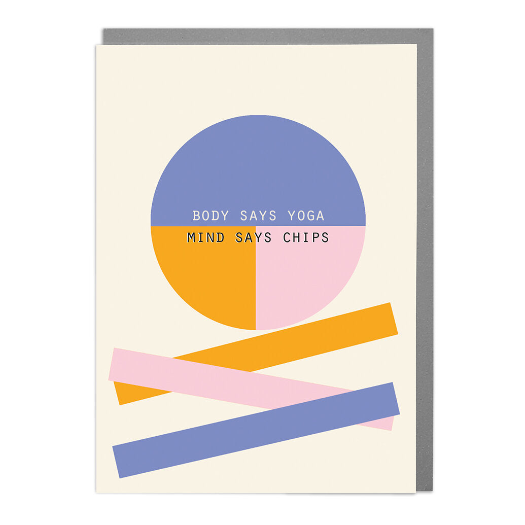 Body Says Yoga Greetings Card
