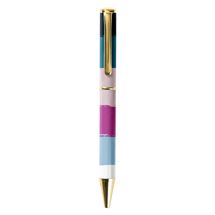 Striped Ballpoint Pen in Box