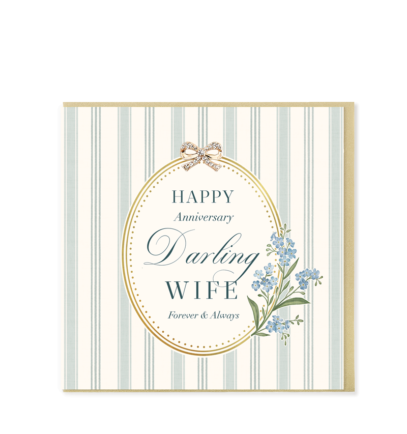 Wife Anniversary Greetings Card