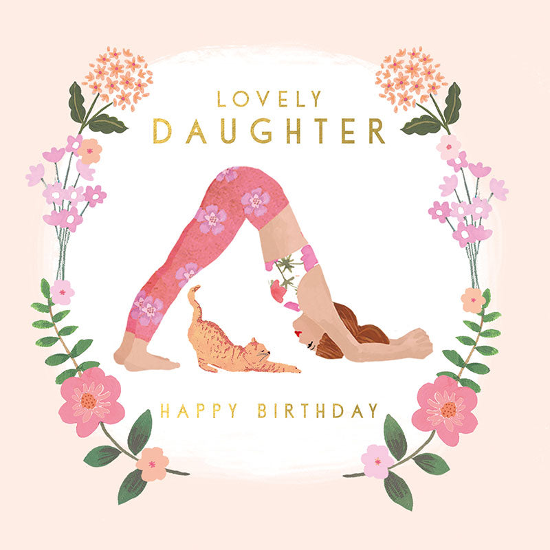 Lovely Daughter Birthday Greetings Card