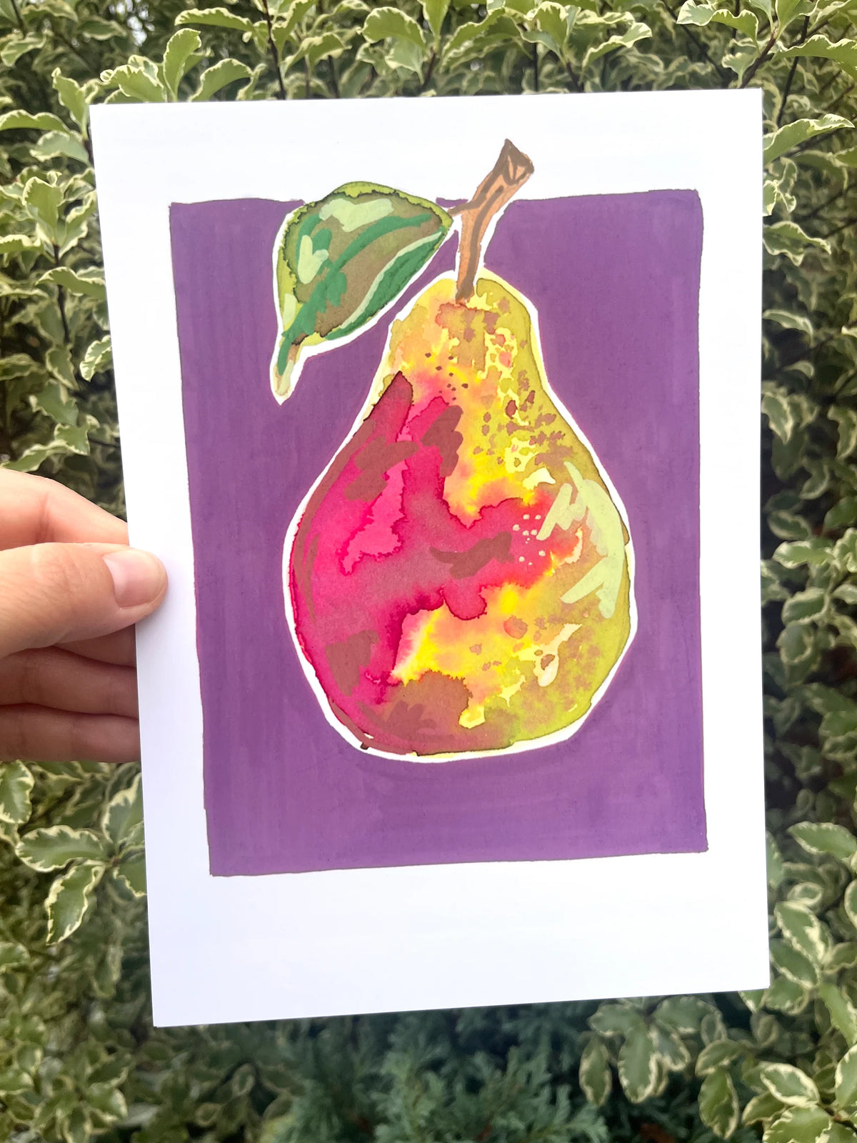 Pear A5 Art Print