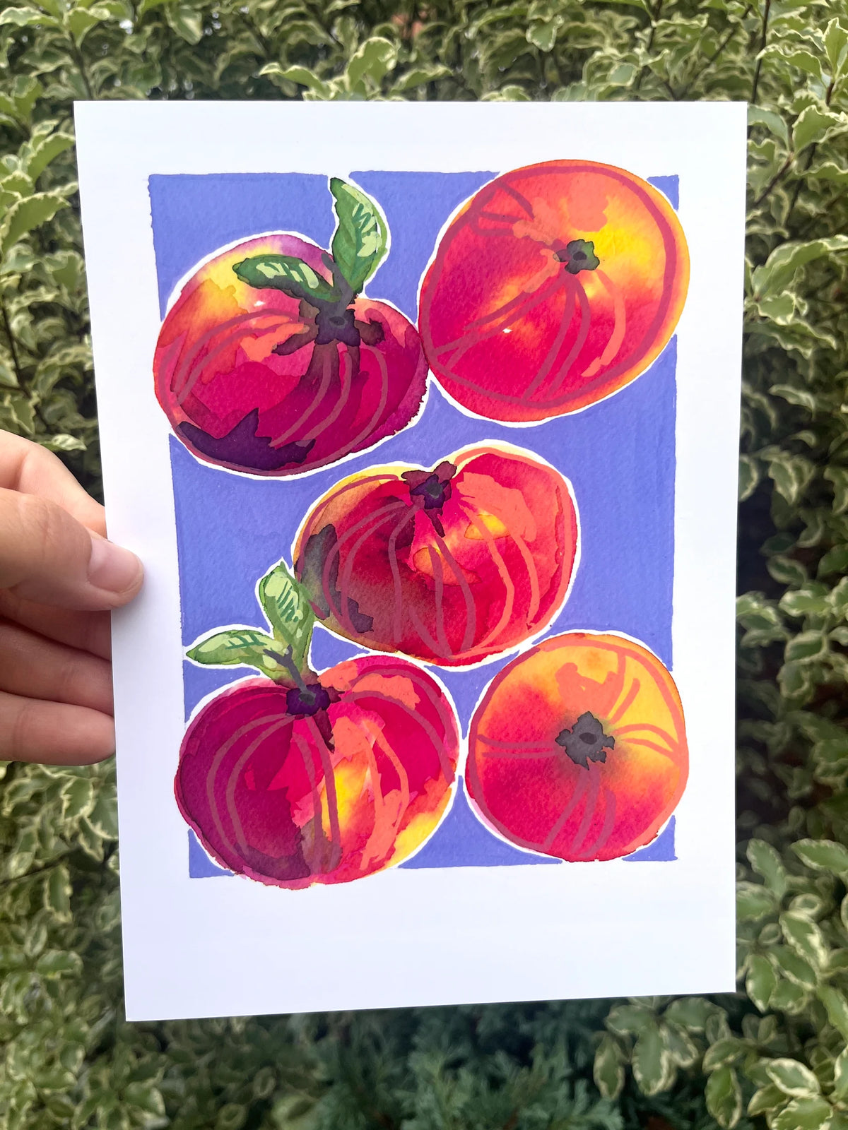 Peaches A5 Art Print