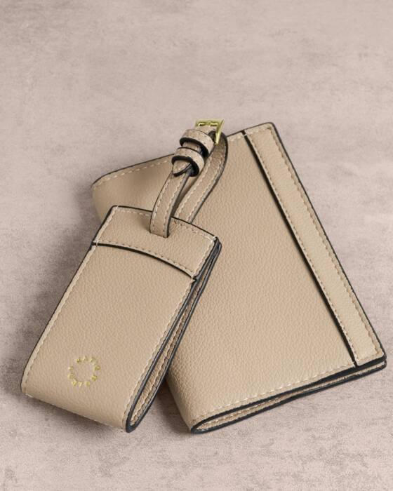 Katie Loxton Passport Cover in Taupe