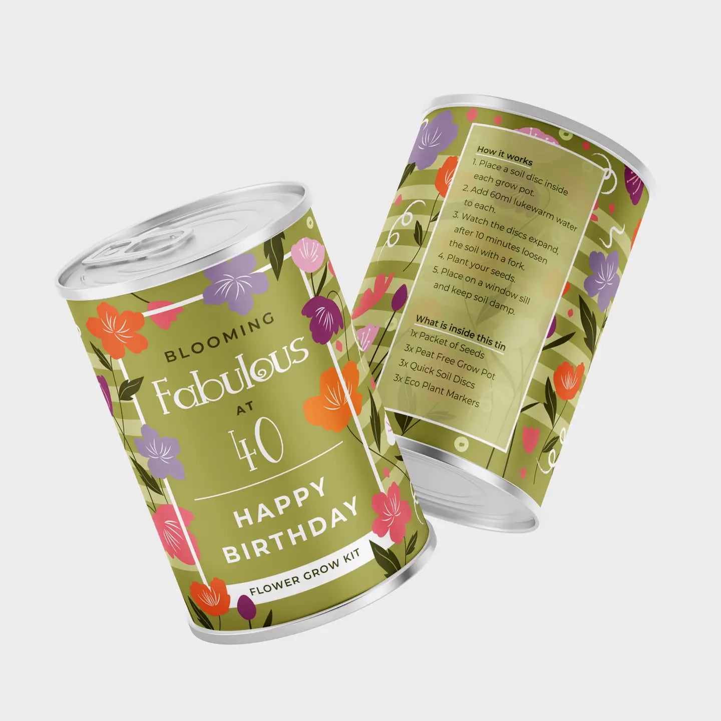 Blooming Fabulous at 40 Flower Growing Kit