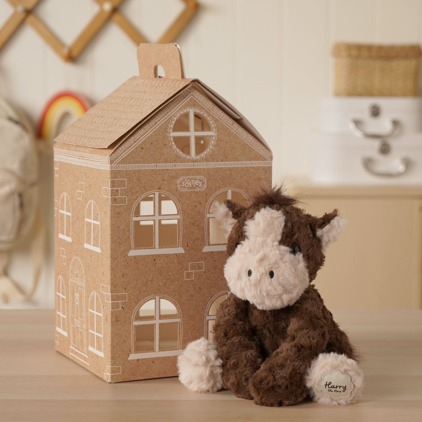Softies Harry The Plush Sitting Horse