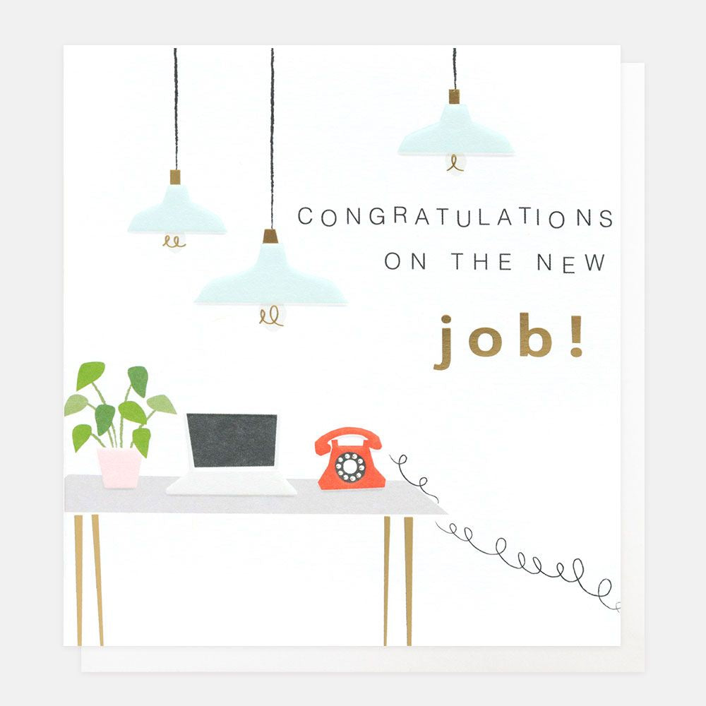 Congratulations on the Job Greetings Card