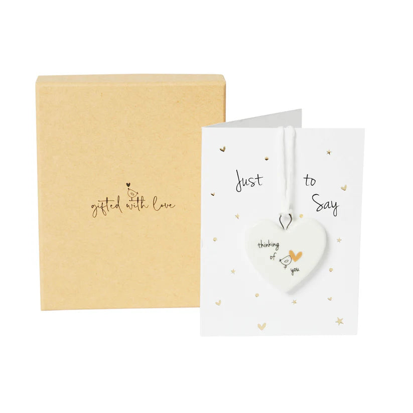 Thinking Of You Boxed Heart Decoration