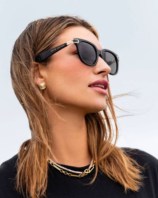 Katie Loxton Manhattan Square Sunglasses Black