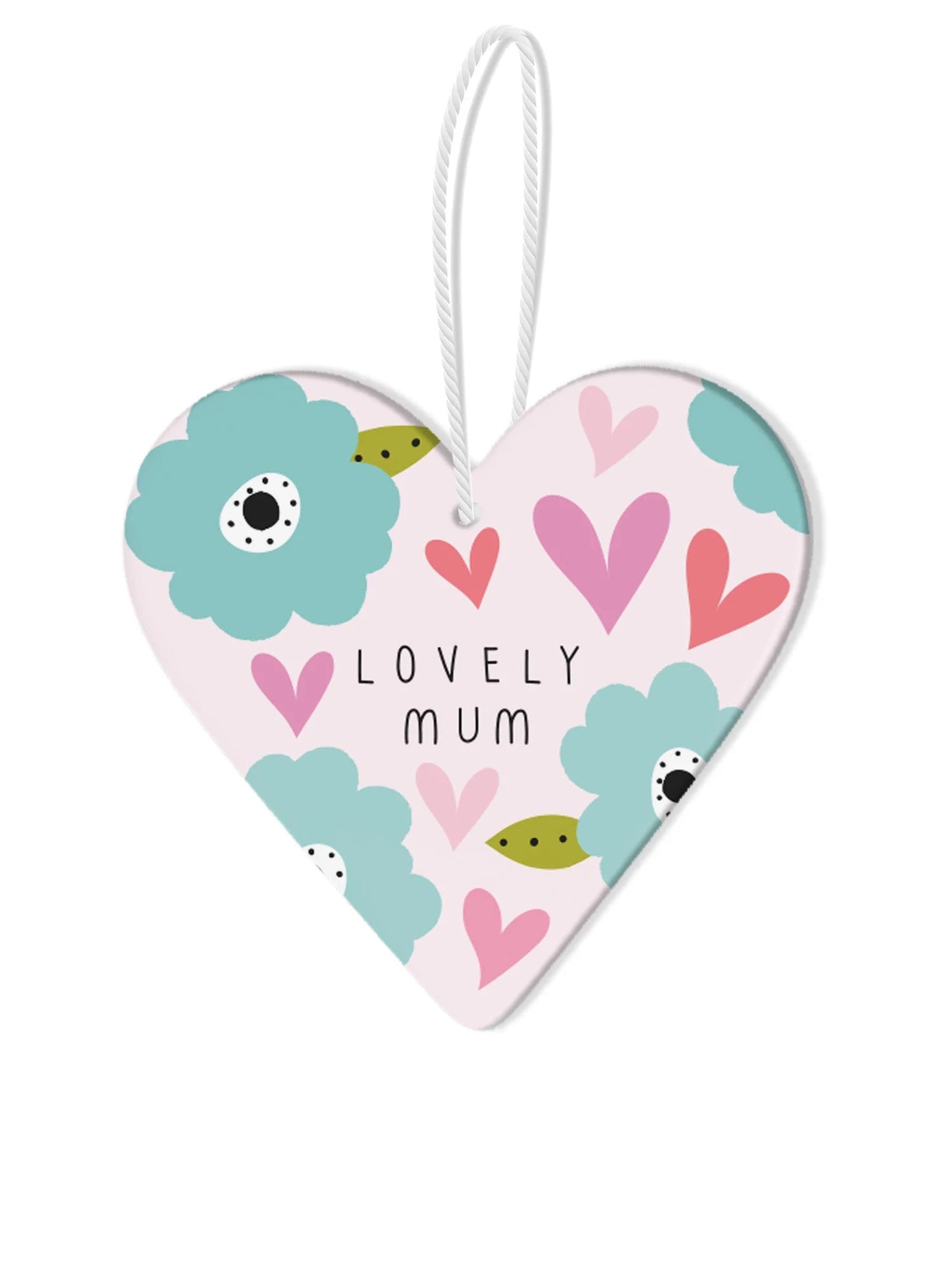 Lovely Mum Ceramic Hanging Heart