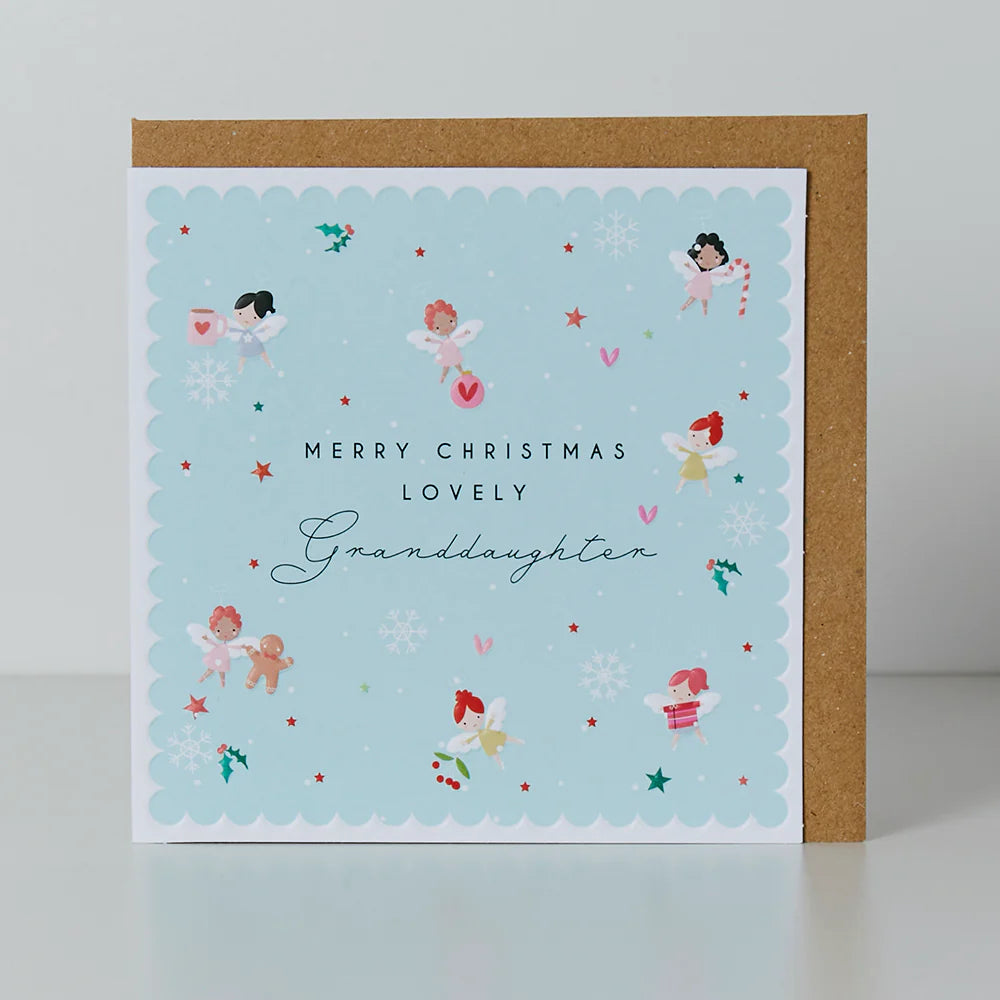 Lovely Granddaughter Christmas Greetings Card