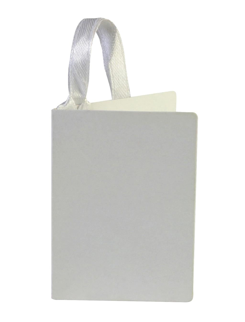 Single Gift Tag Pearl White