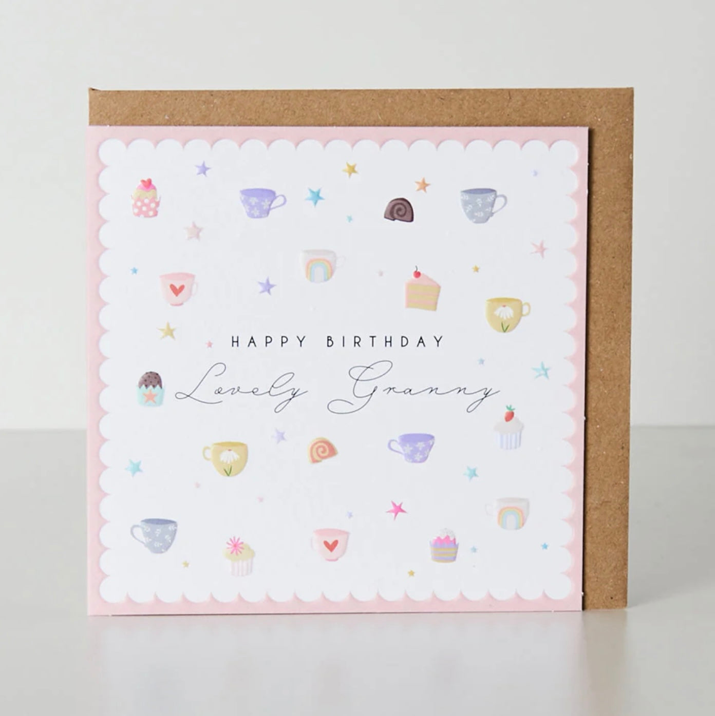 Happy Birthday Lovely Granny Greeting Card