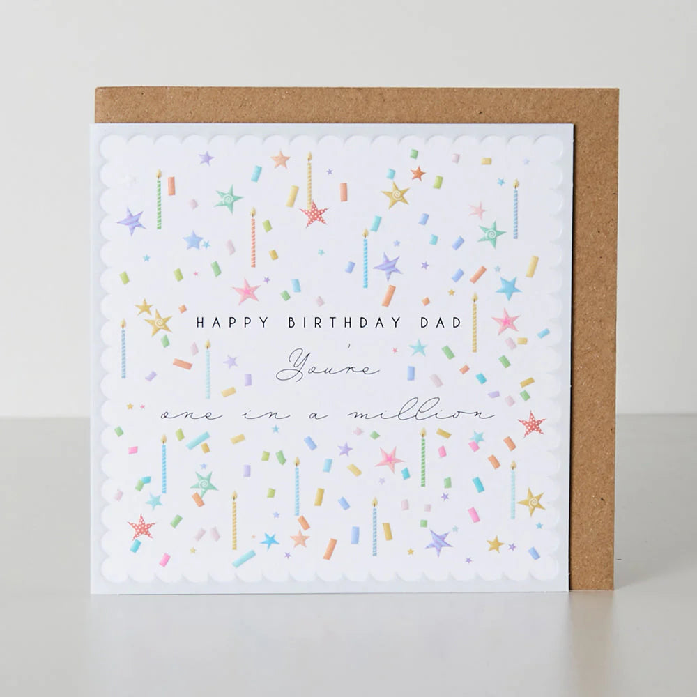 Dad One In A Million Greeting Card