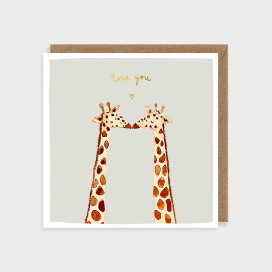 Giraffes Love You Card