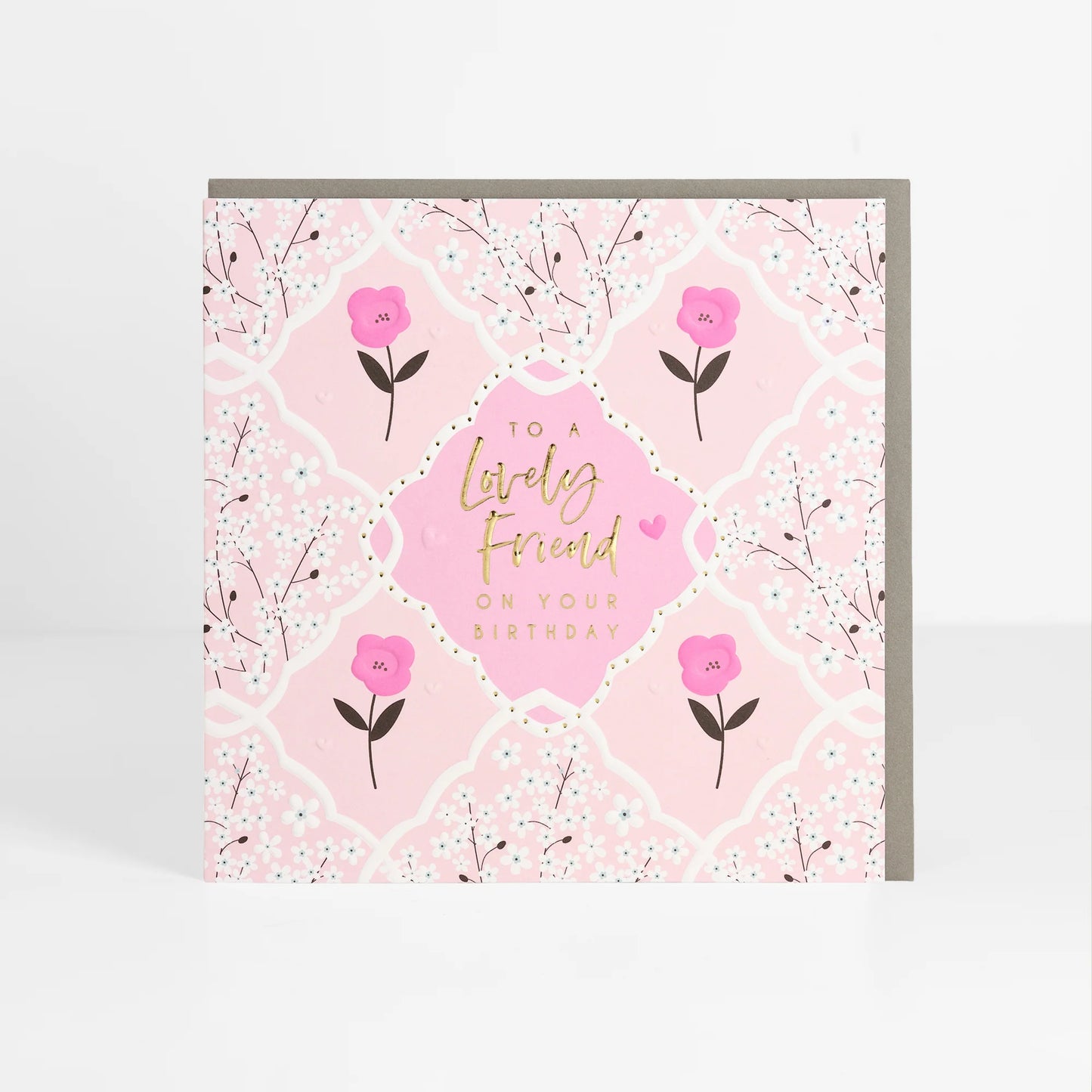 Lovely Friend Birthday Greetings Card
