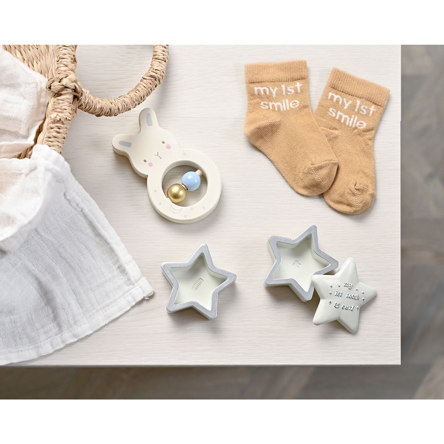 Bambino First Milestones Socks 0-6 Months