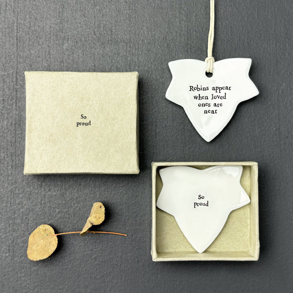 Porcelain Leaf Dish - So Proud