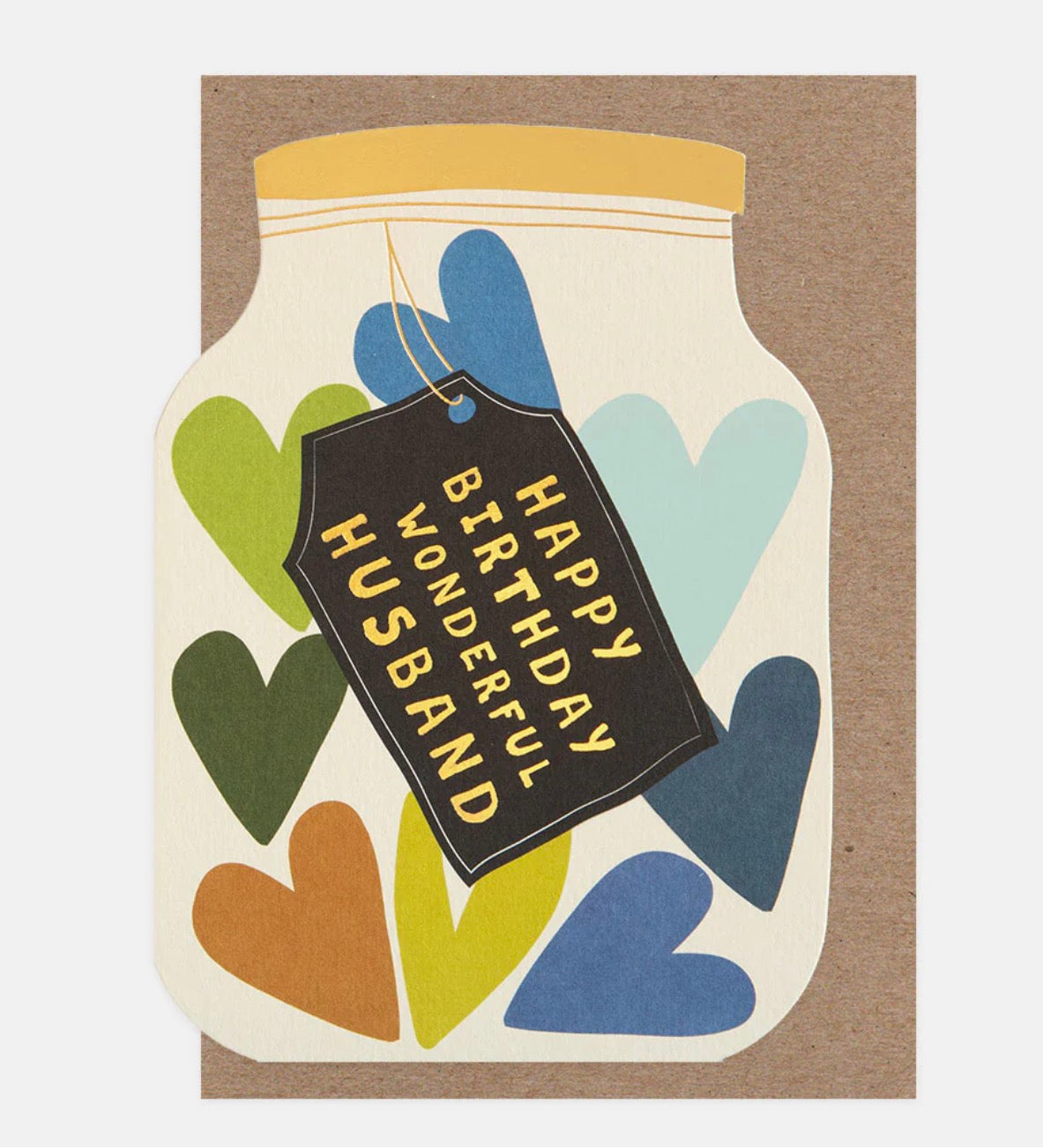 Wonderful Husband Birthday Greetings Card