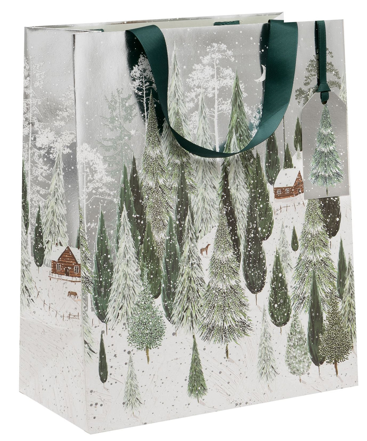 Moonlit Glade Large Christmas Gift Bag