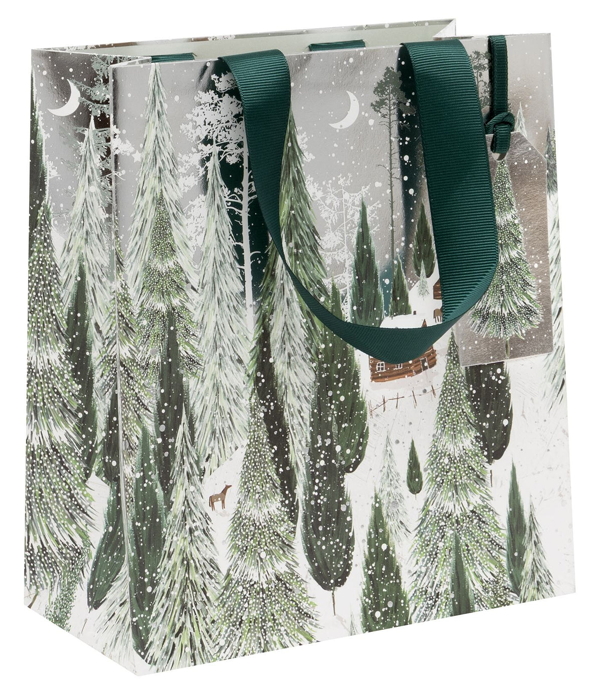 Moonlit Glade Medium Christmas Gift Bag