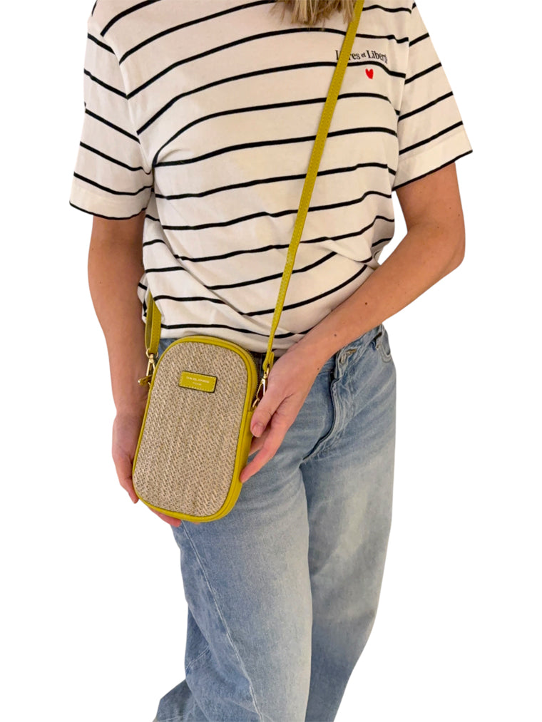 David Jones Small CrossBody Pouch Bag Pink