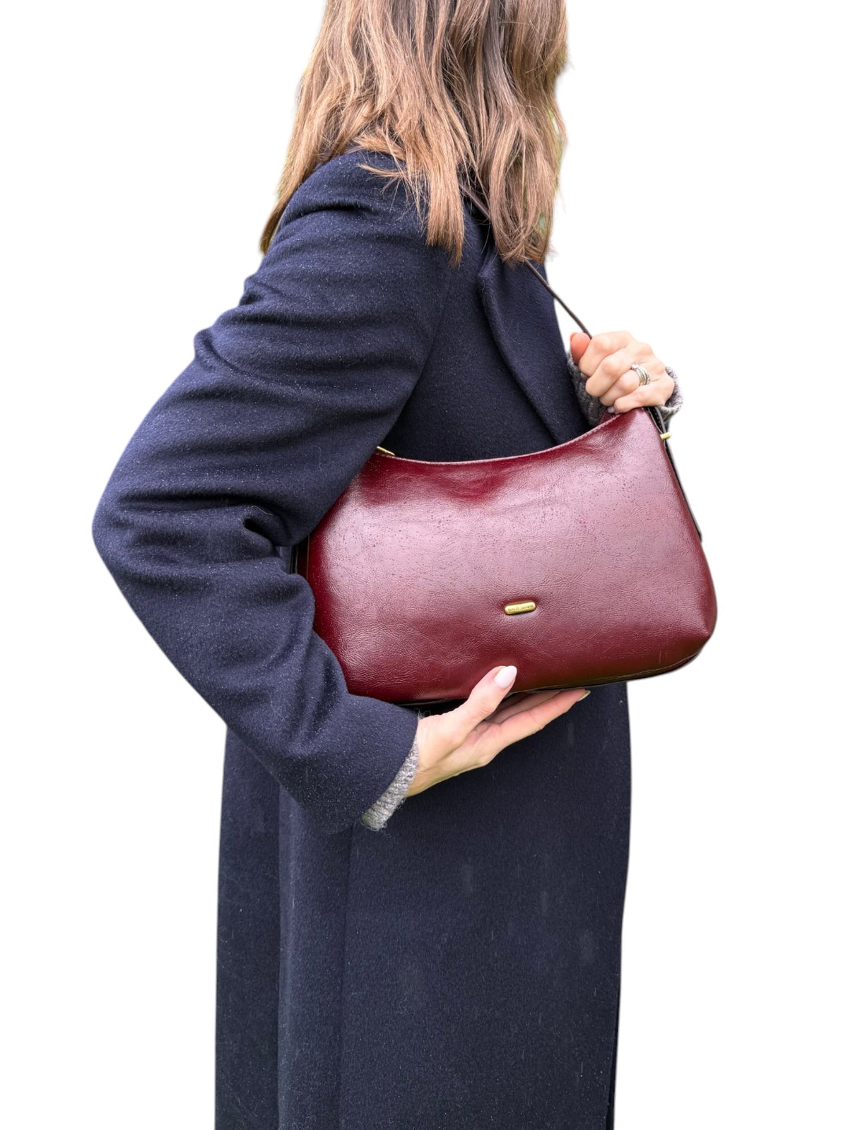 David Jones Triple Gusset Shoulder Bag Black