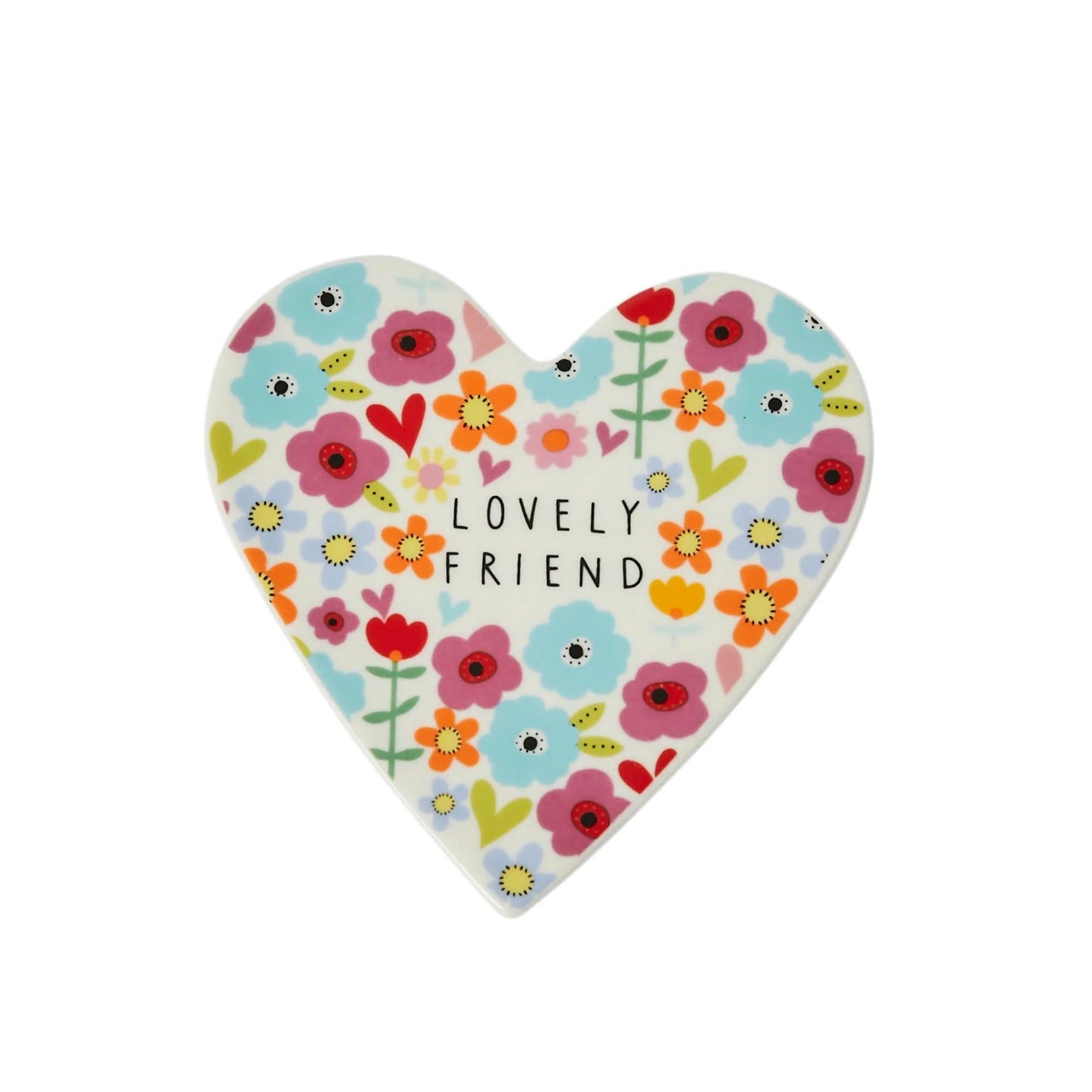 Lovely Friend Heart Coaster