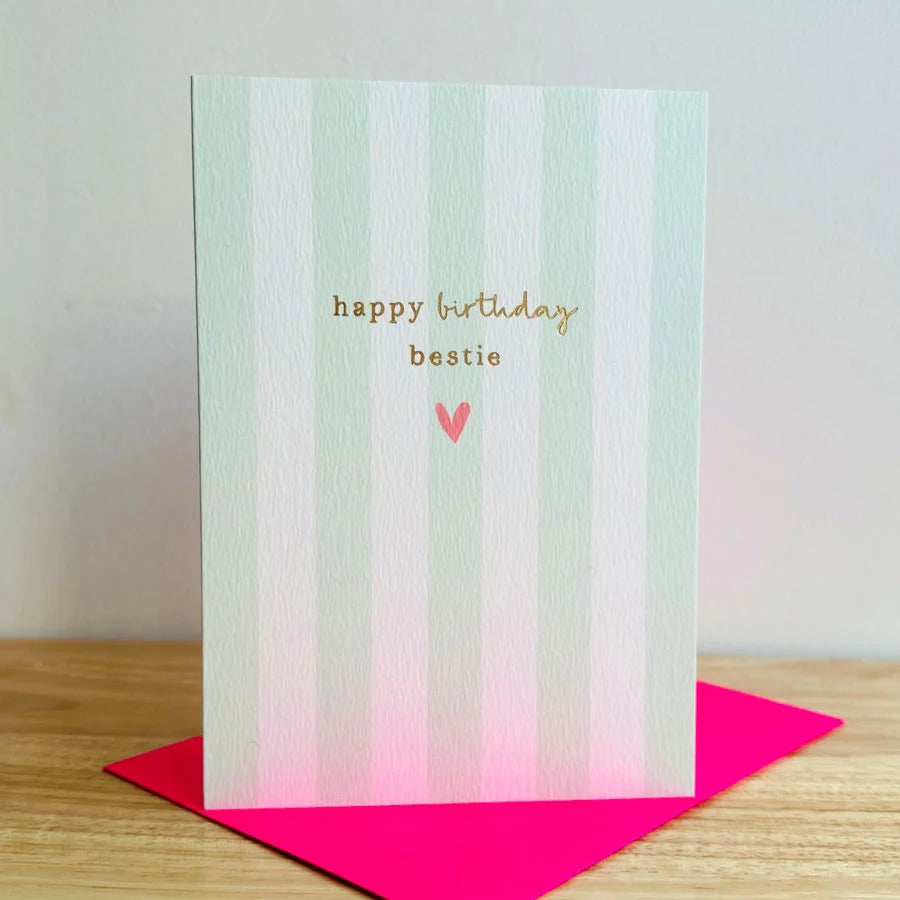 Happy Birthday Bestie Greetings Card