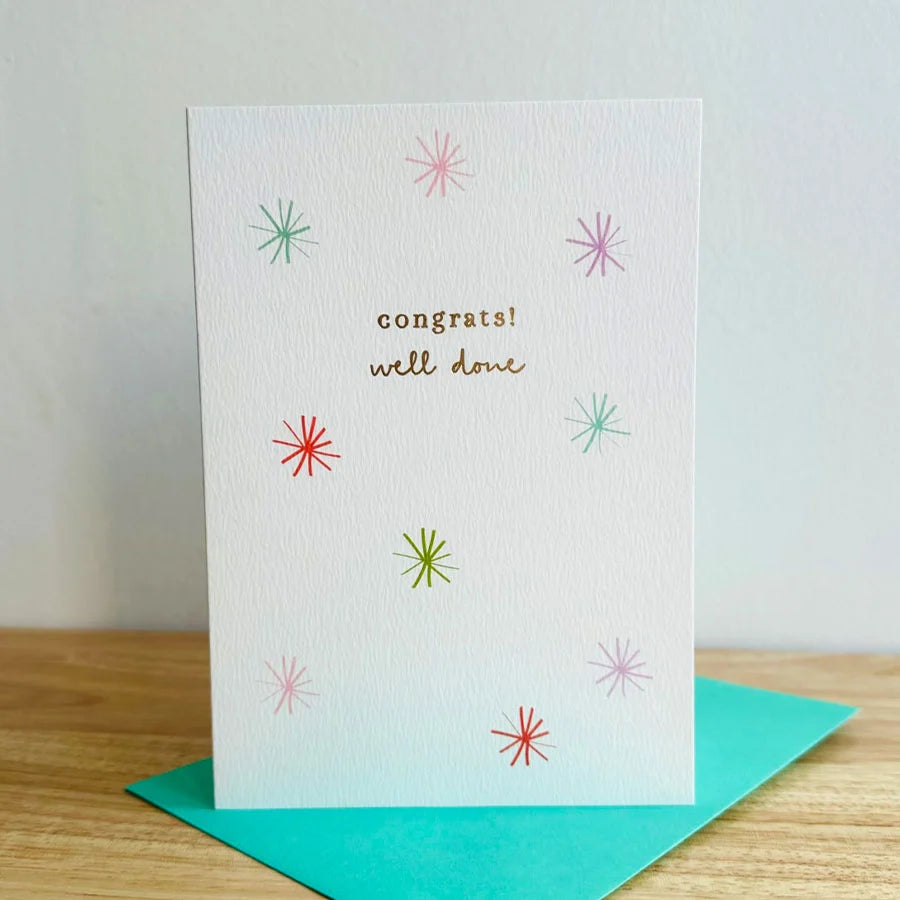 Congrats Well Done Greetings Card