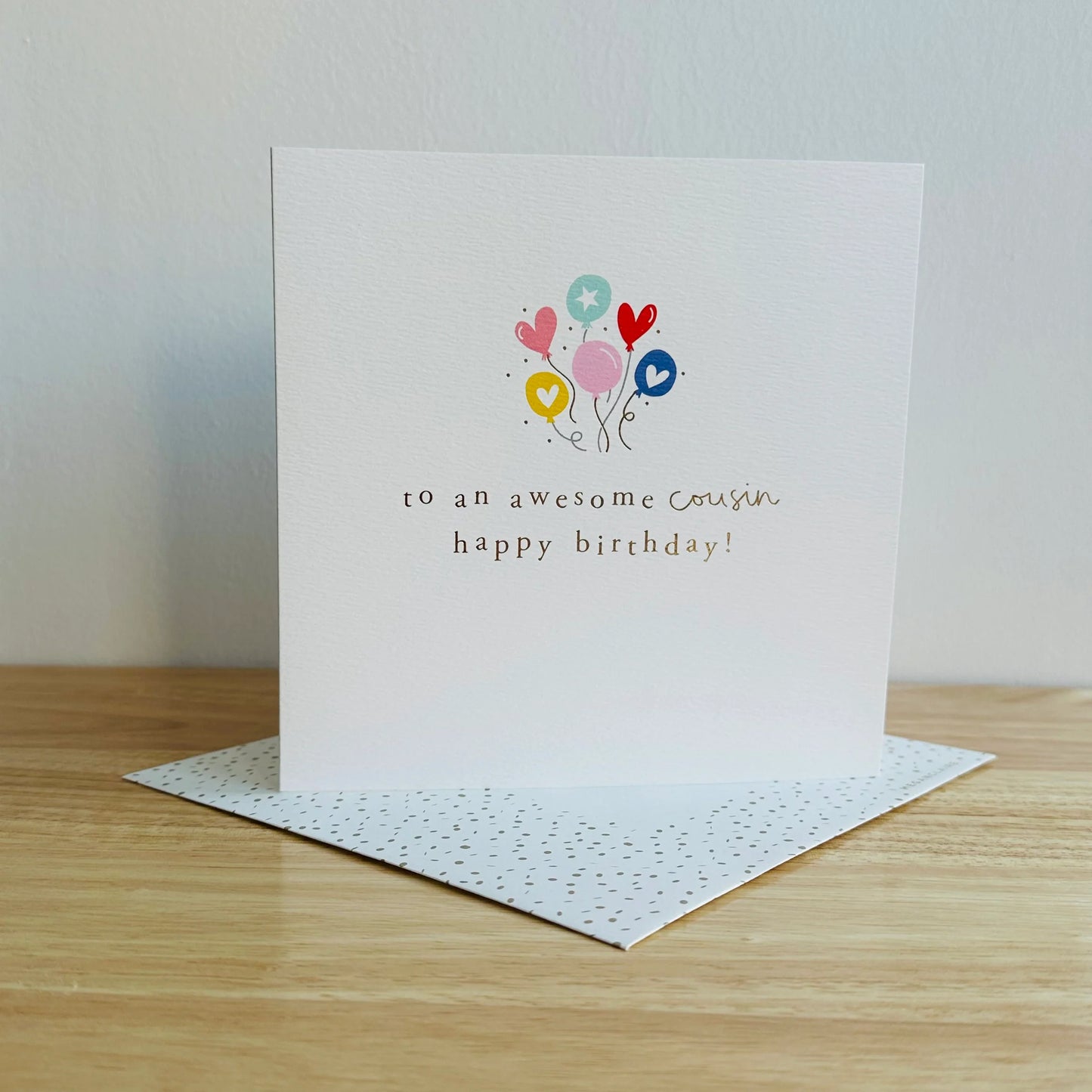 Awesome Cousin Birthday Greetings Card