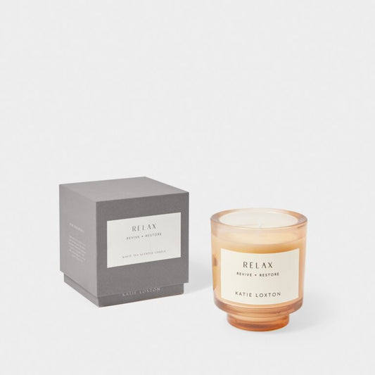 Katie Loxton Sentiment Candle ‘Relax’ English Pear and White Tea