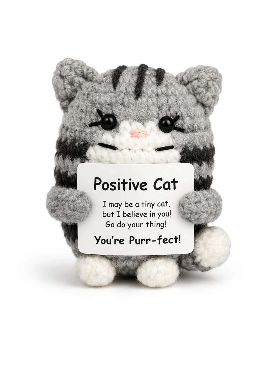 Knitted Positive Cat