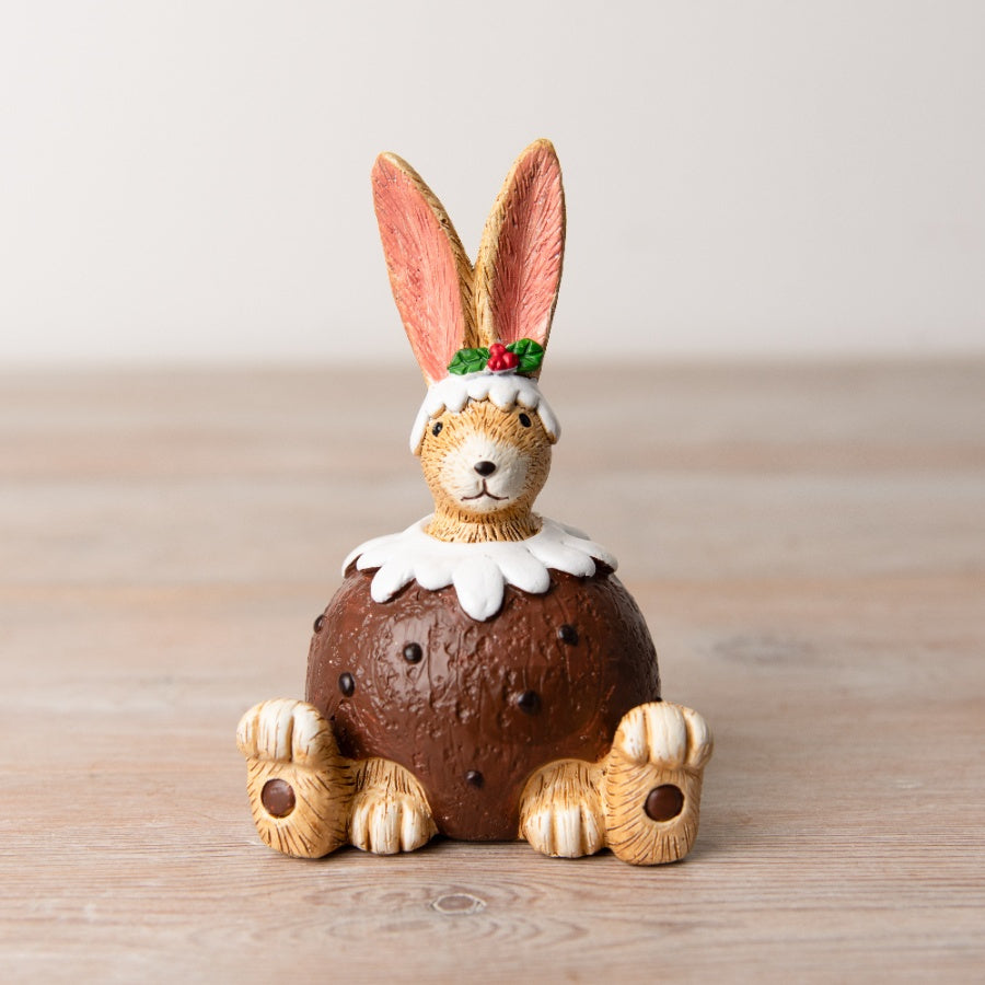 Jasper Rabbit Christmas Pudding Ornament