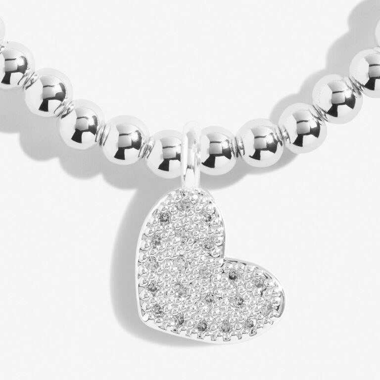 Bridal From The Heart Gift Box ‘Bride’ Bracelet In Silver Plating