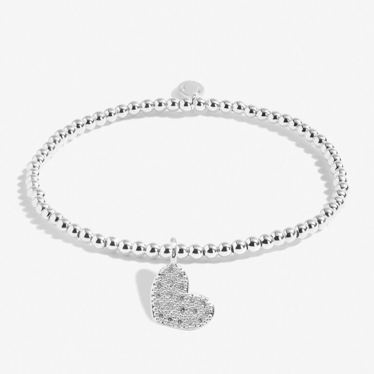 Bridal From The Heart Gift Box ‘Bride’ Bracelet In Silver Plating