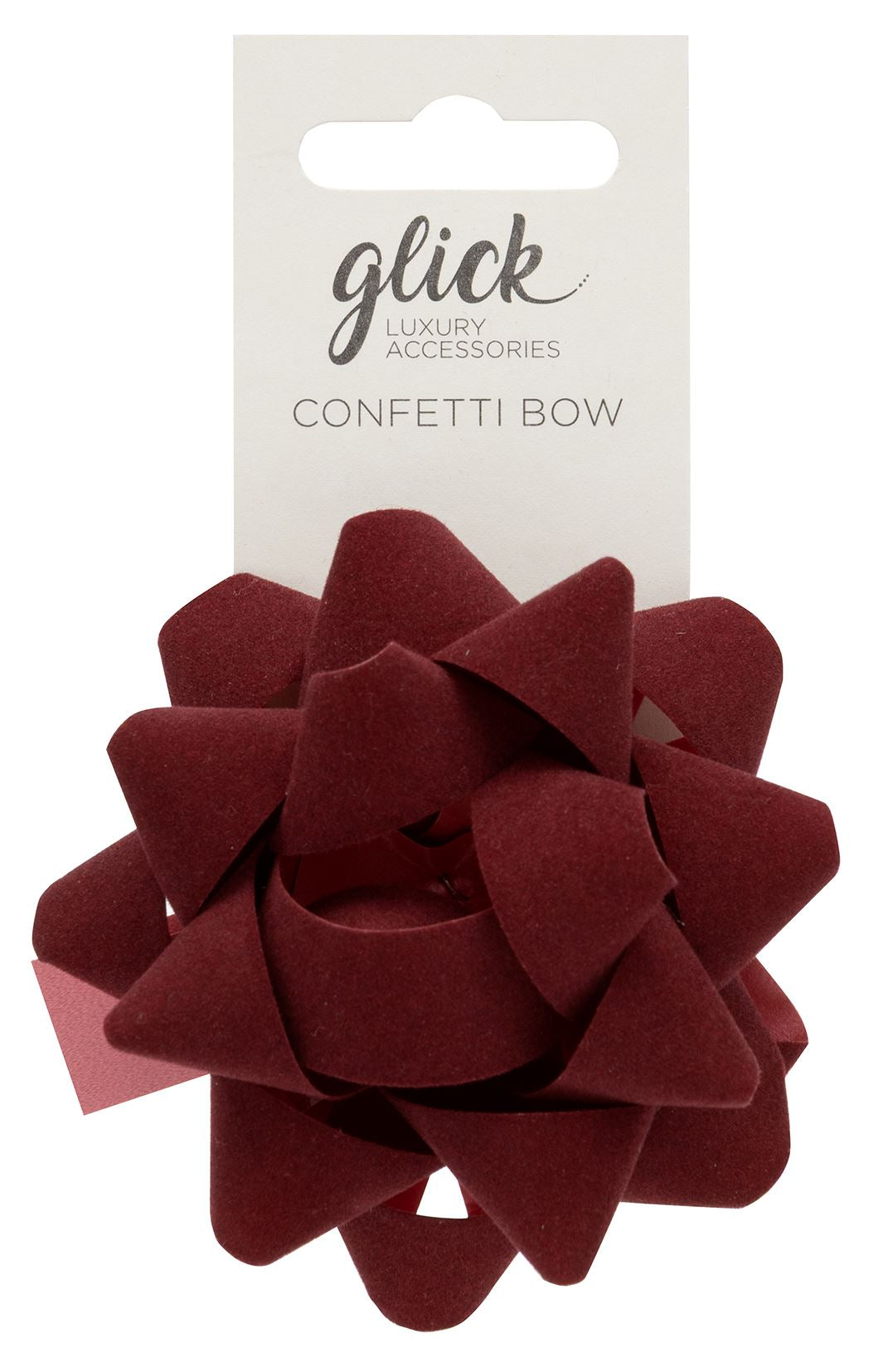 Deep Red Velvet Gift Bow