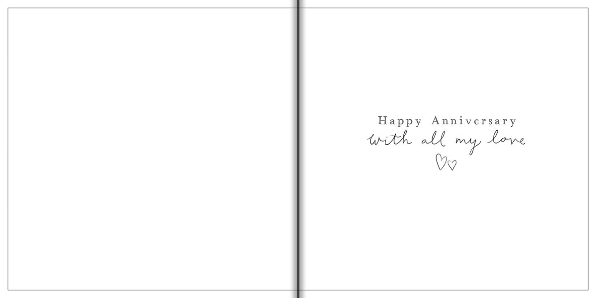 On Our Anniversary Greetings Card