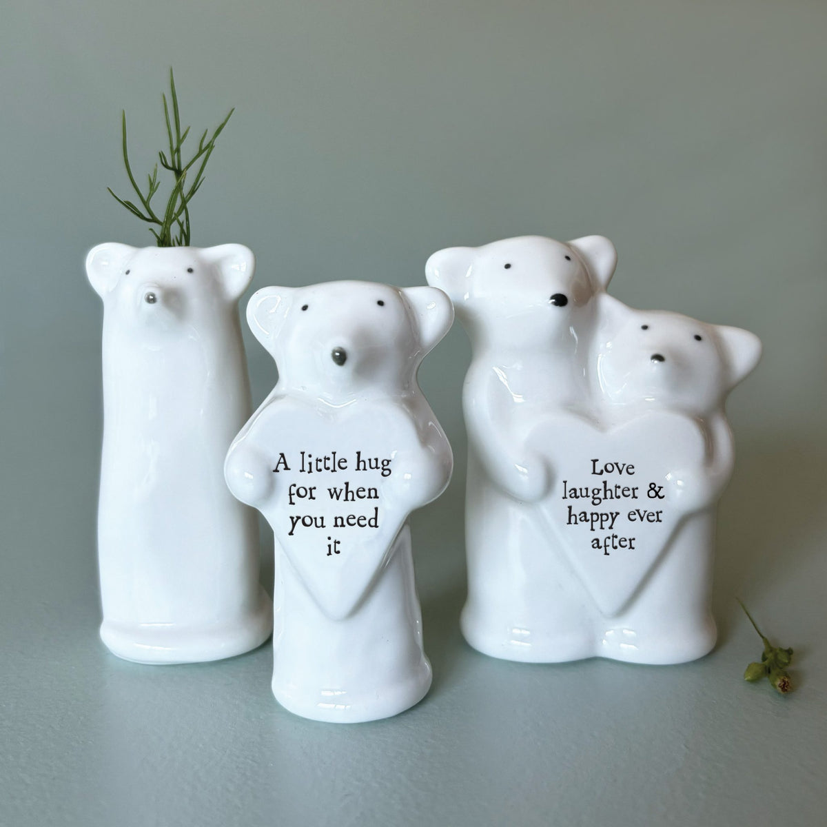 Boxed Porcelain Mice Couple Love, Laughter & Happy Ever After
