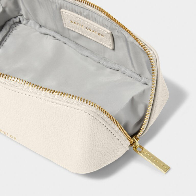 Small Makeup Bag in Off White